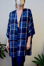 Plaid Linen Everyday Jacket