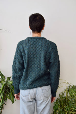 Pine Irish Knit Sweater