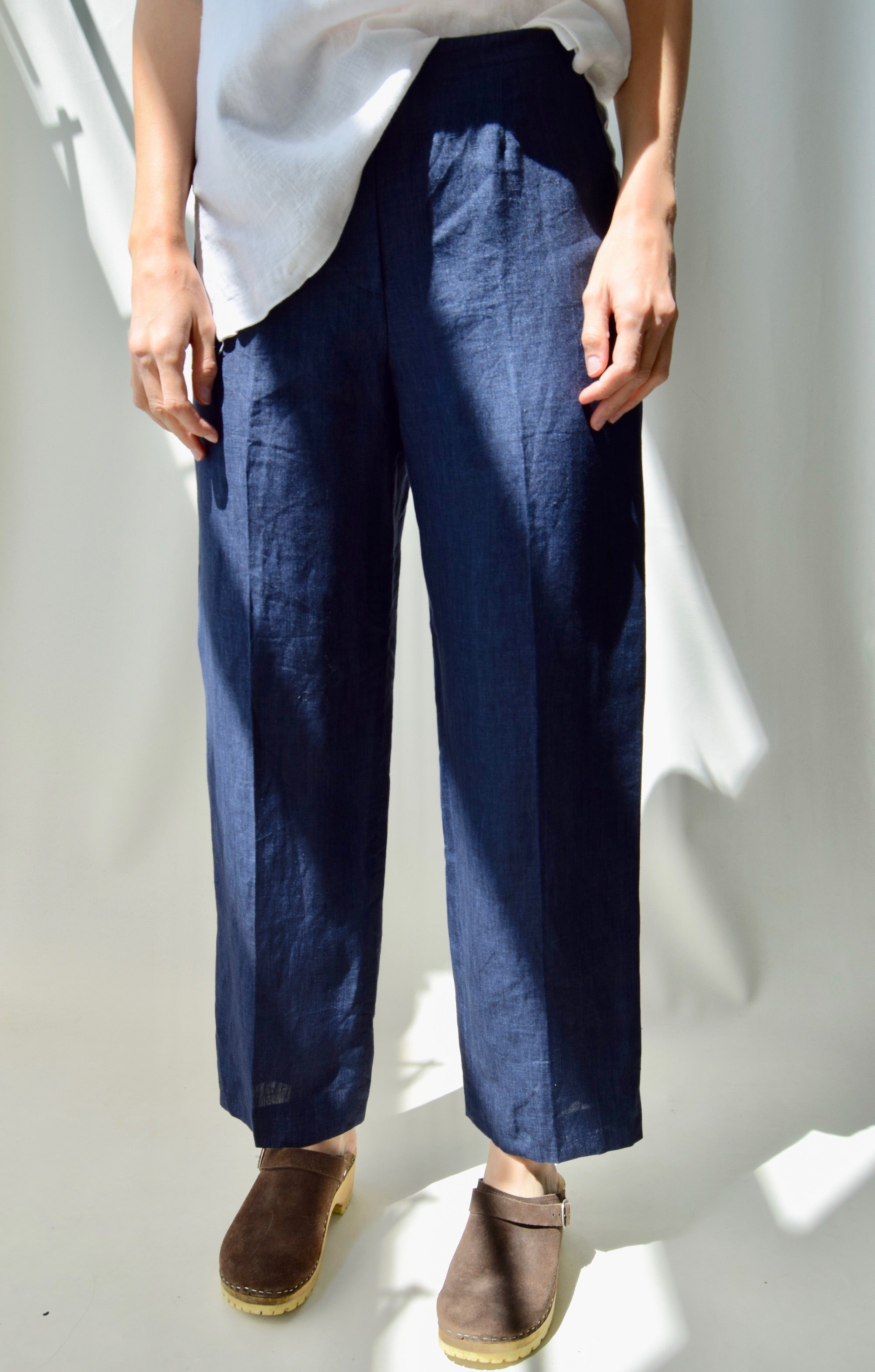 Streamline Linen Trousers