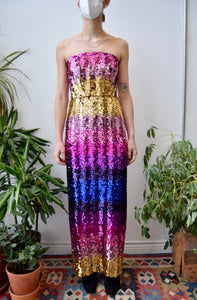 Cher Sequin Gown