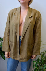 Peanut Linen Blazer