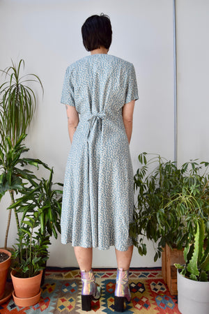 Nineties Rayon Daisy Dress