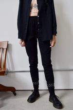 Studded Cotton Leggings