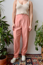 Watermelon Linen Trousers