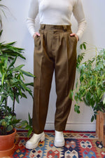Pleated Wool Trousers