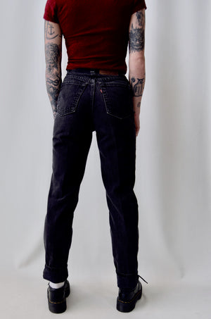 Washed Black Levis 512 Jeans