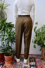 Pleated Wool Trousers