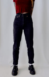 Washed Black Levis 512 Jeans