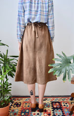 Supple Suede Skirt