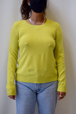 Chartreuse Cashmere Sweater Set