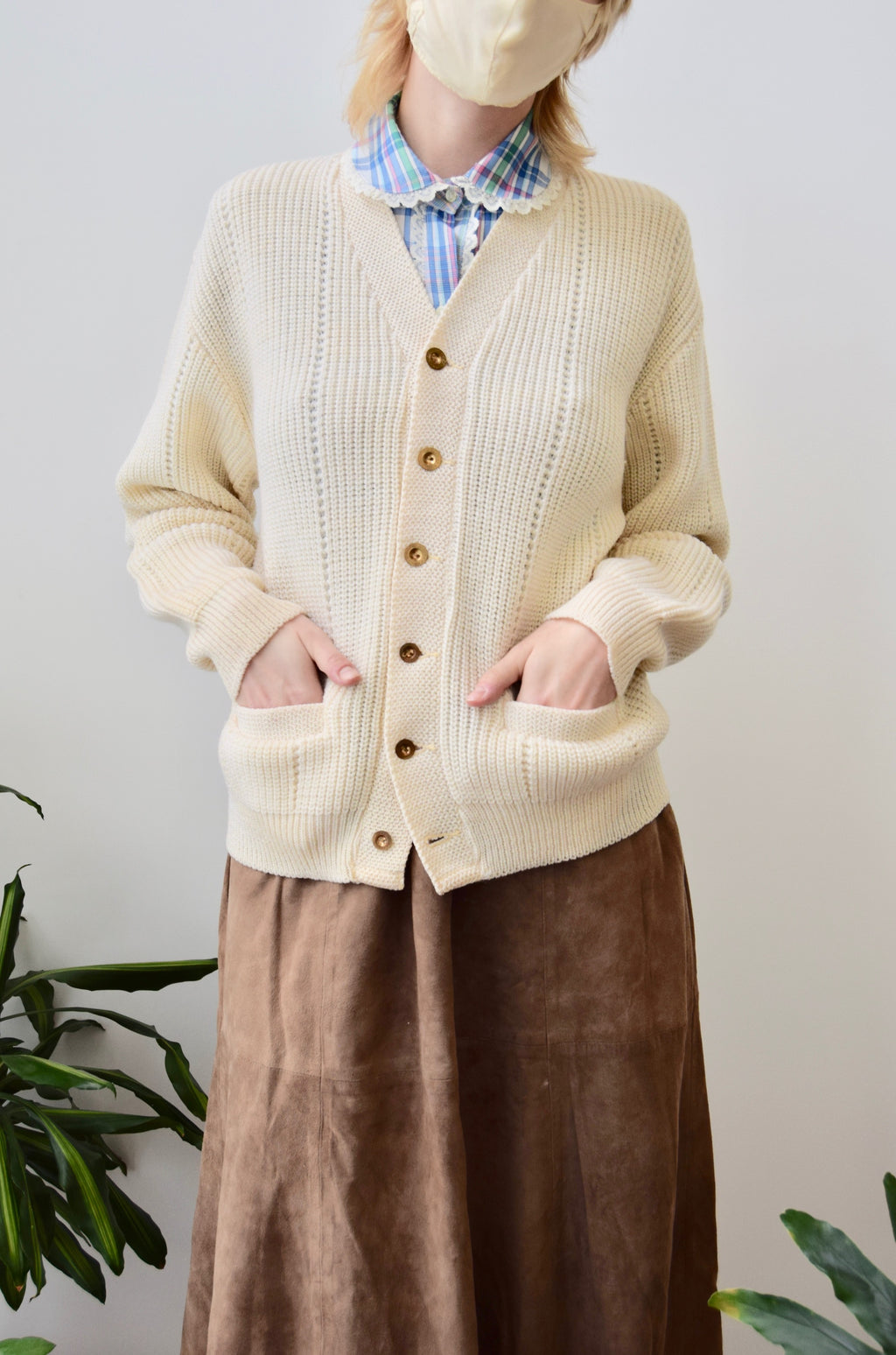 Cream Puritan Cardigan