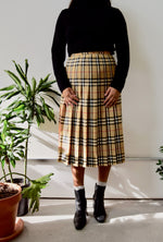 Vintage Burberry Kilt Skirt