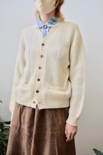 Cream Puritan Cardigan