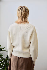 Cream Puritan Cardigan