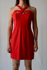 Crimson Red Pretty Woman Dress