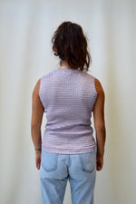 Lavender Crinkle Tank Top