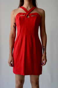 Crimson Red Pretty Woman Dress
