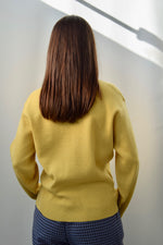 Vintage Sunshine Yellow Wool Sweater