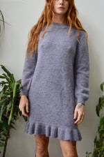 Lavender Cashmere Sweater Dress