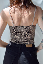 Mesh Zebra Tank Top