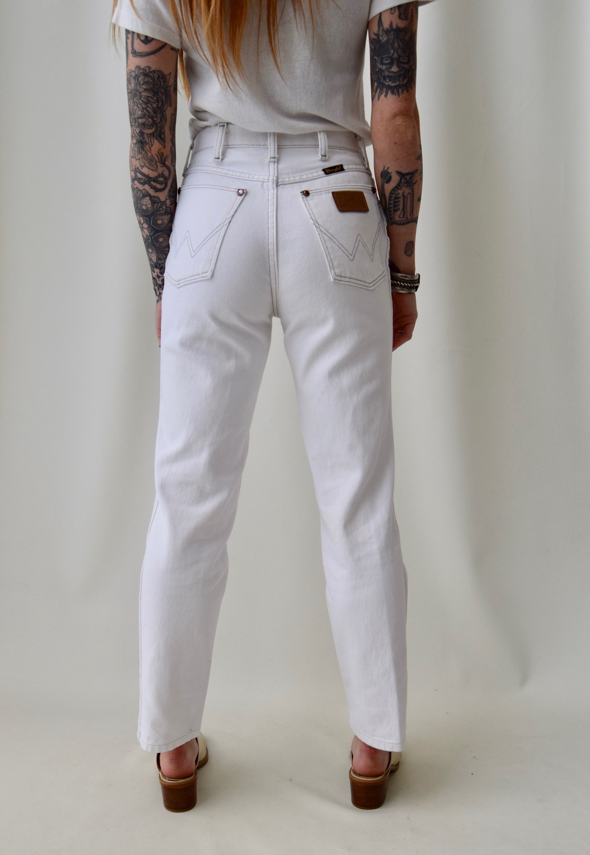 Vintage White Wrangler Jeans