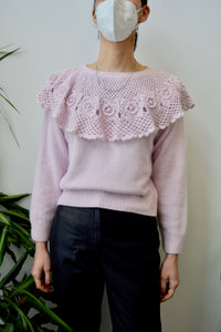 Cutest Collar Silk Sweater