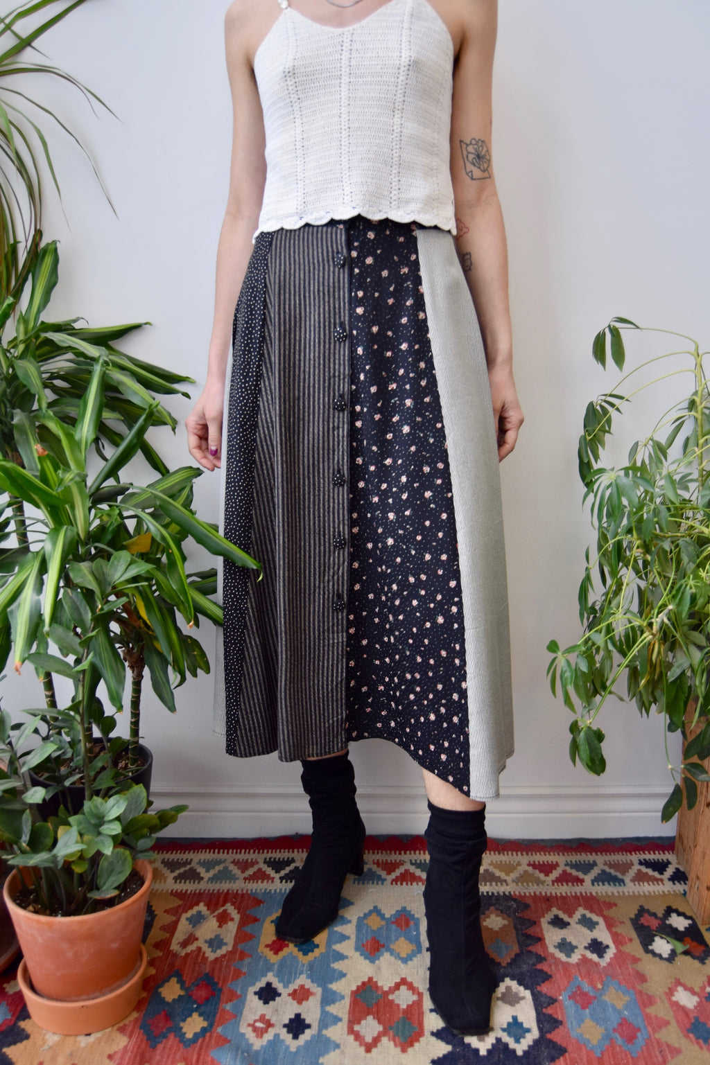 Nineties Patchwork Skirt