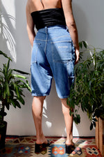 "Boss" Denim Cargo Shorts