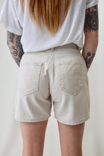 Khaki Denim Shorts