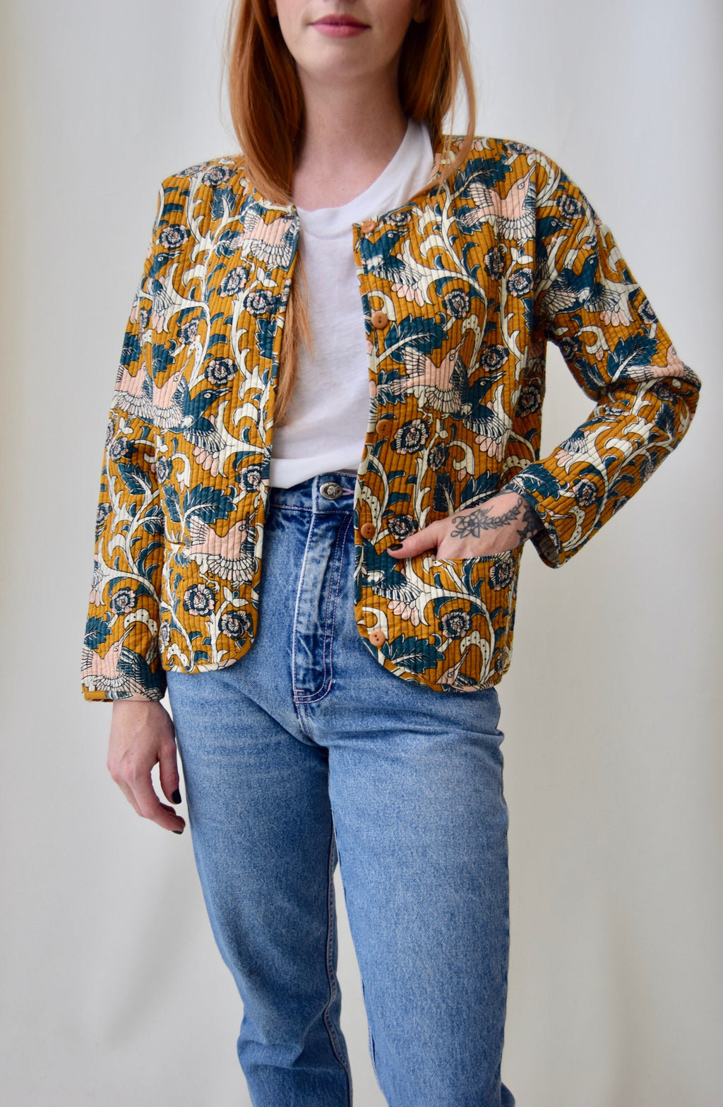 Quilted Hummingbird Jacket