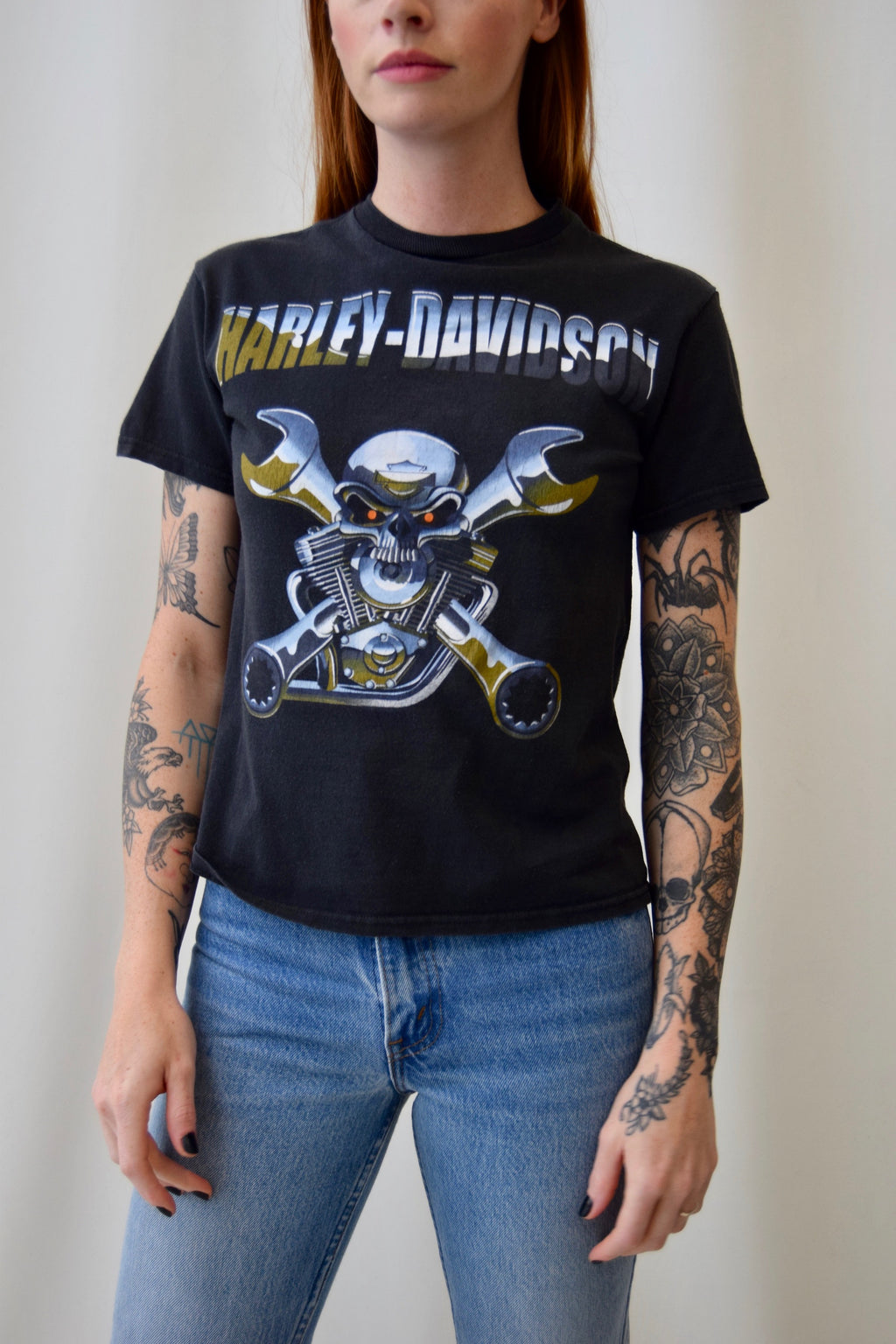 Harley Davidson Steel Skull Tee