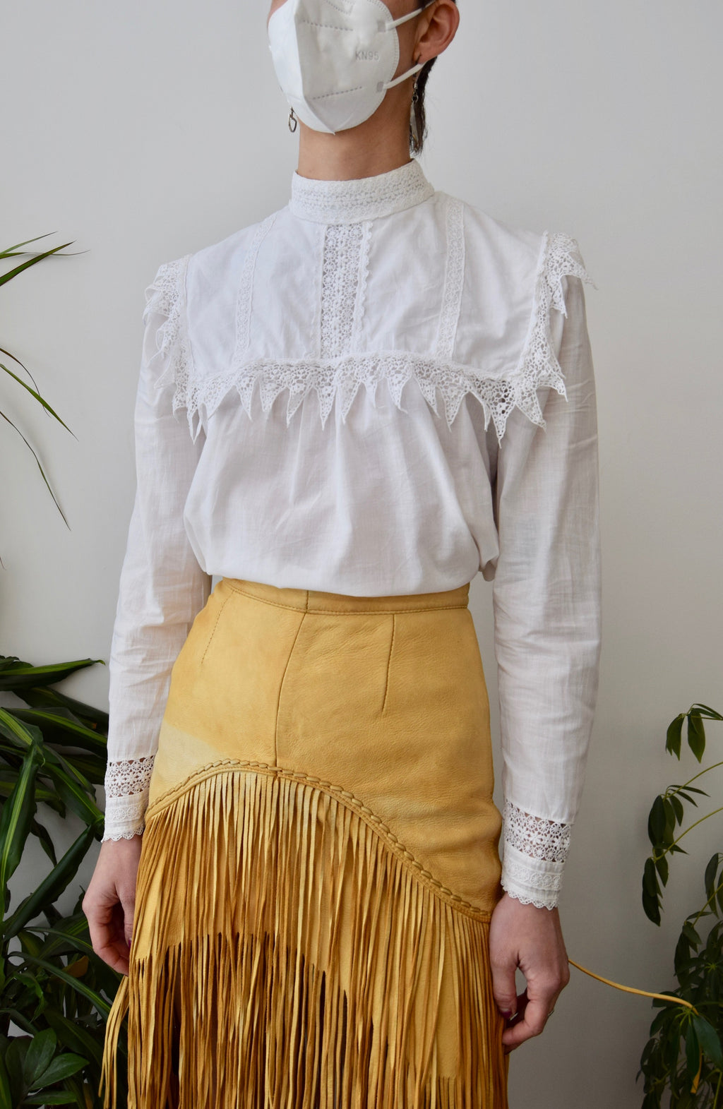 Antique Inspired Portrait Collar Blouse