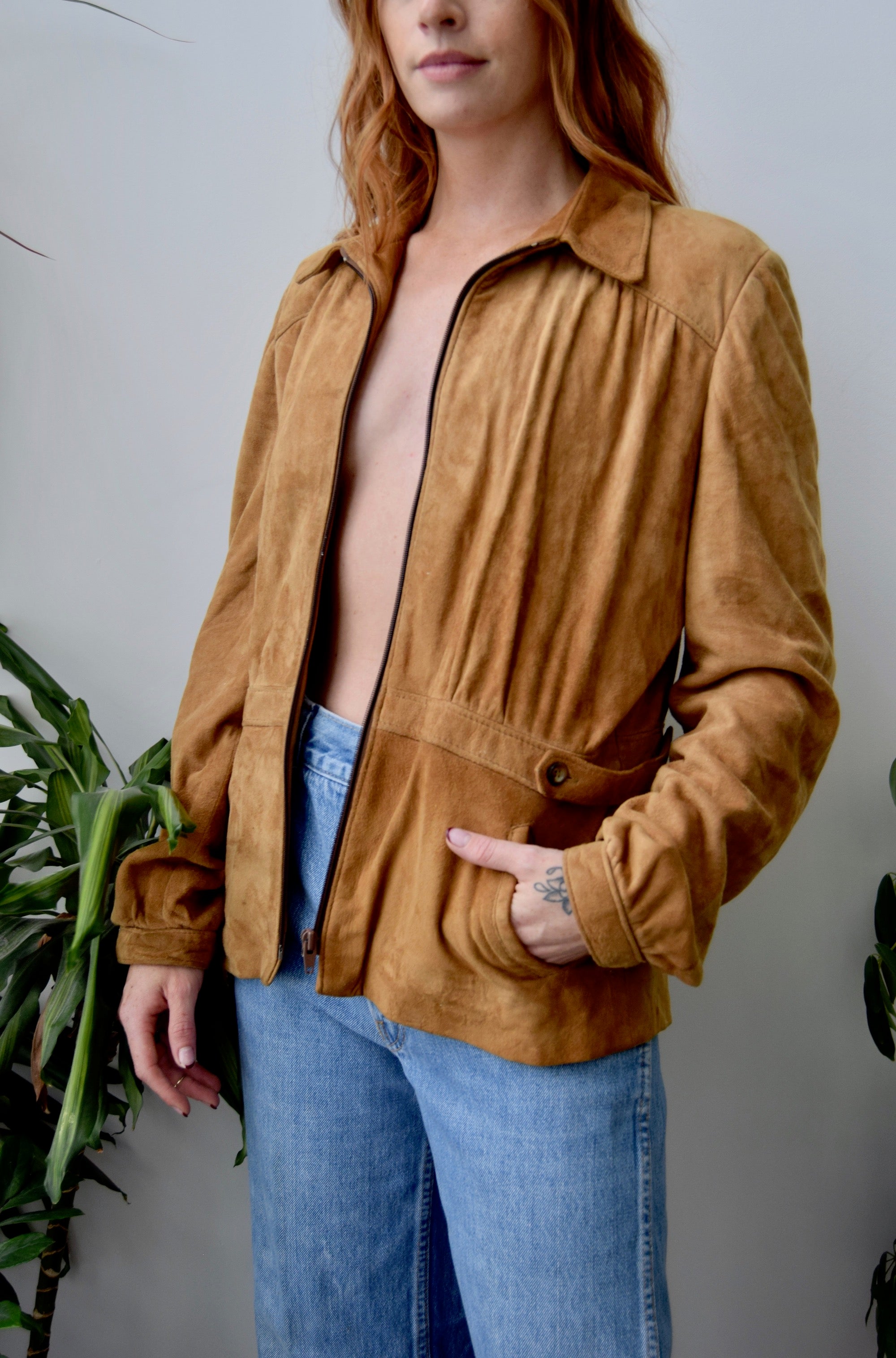 70s Does 40s Suede Jacket