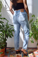 Thrashed Levis 501 Jeans