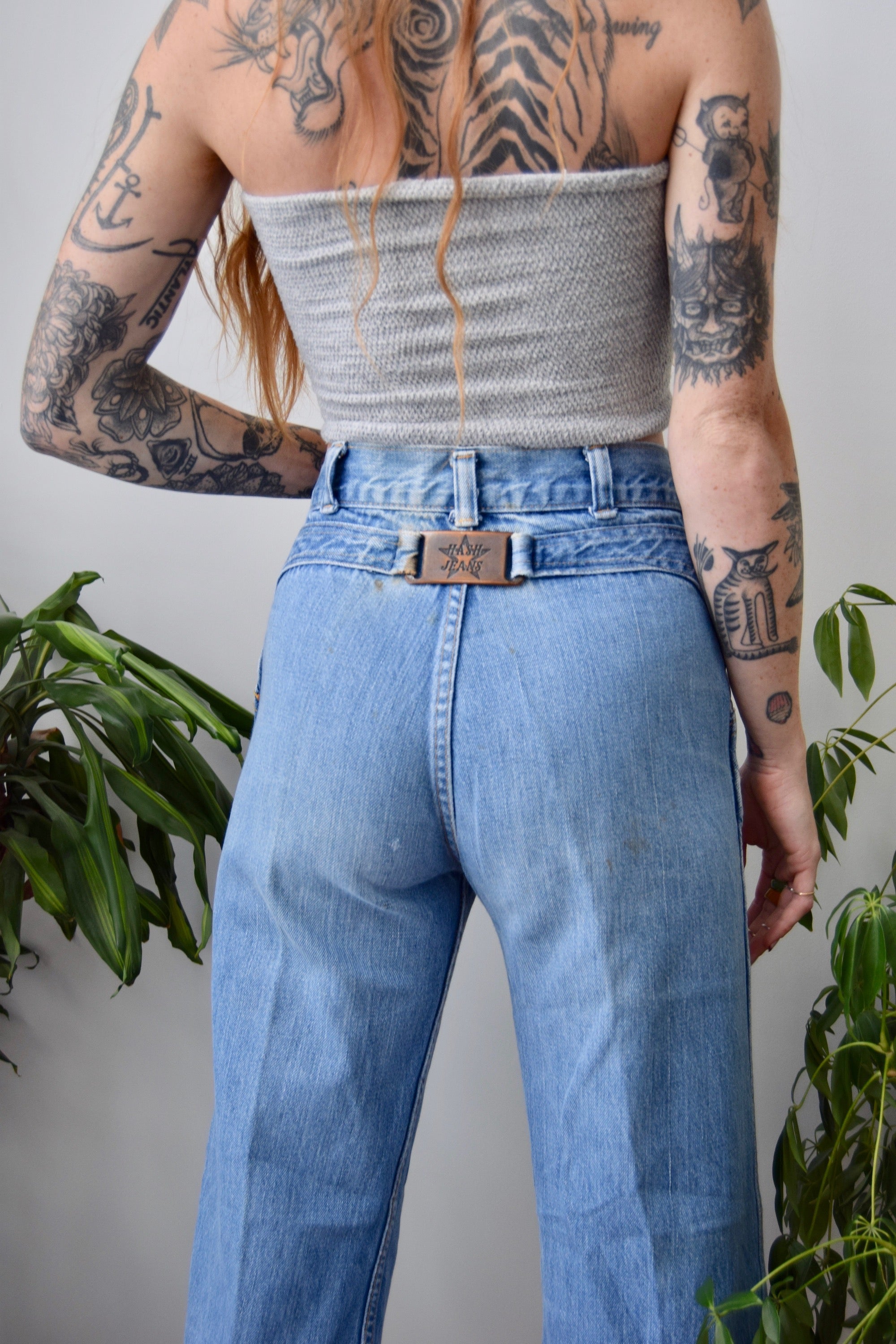 "HASH" Buckle Jeans