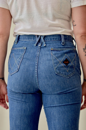 70's Rainbow Stitch Wrangler Jeans