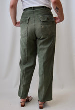 Vintage 60's Olive Military Trousers