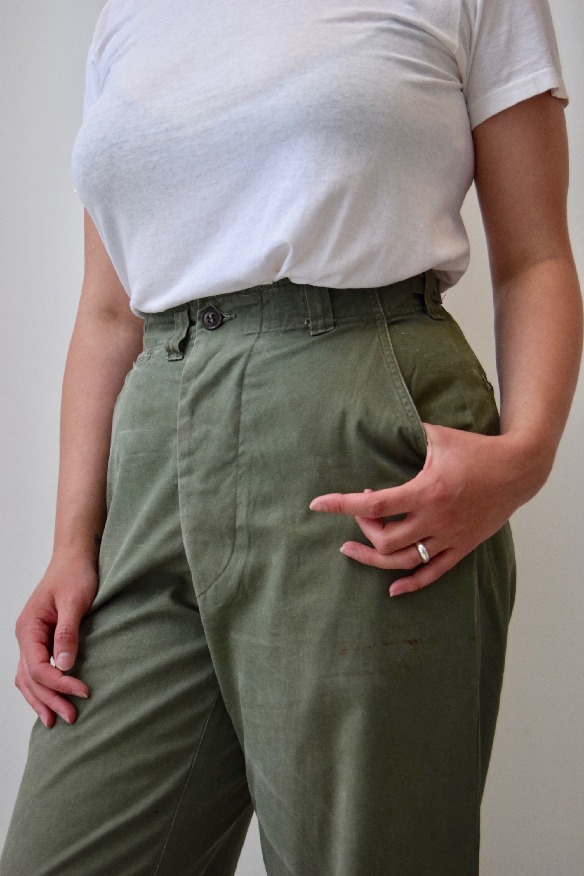1961 Olive Military Field Trousers