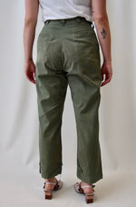 1961 Olive Military Field Trousers