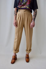 Max Mara Camel Wool Trousers