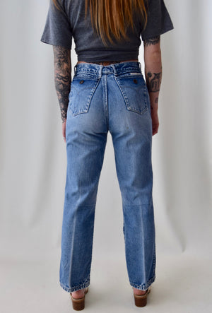 Vintage Faded Calvin Klein Blue Jeans